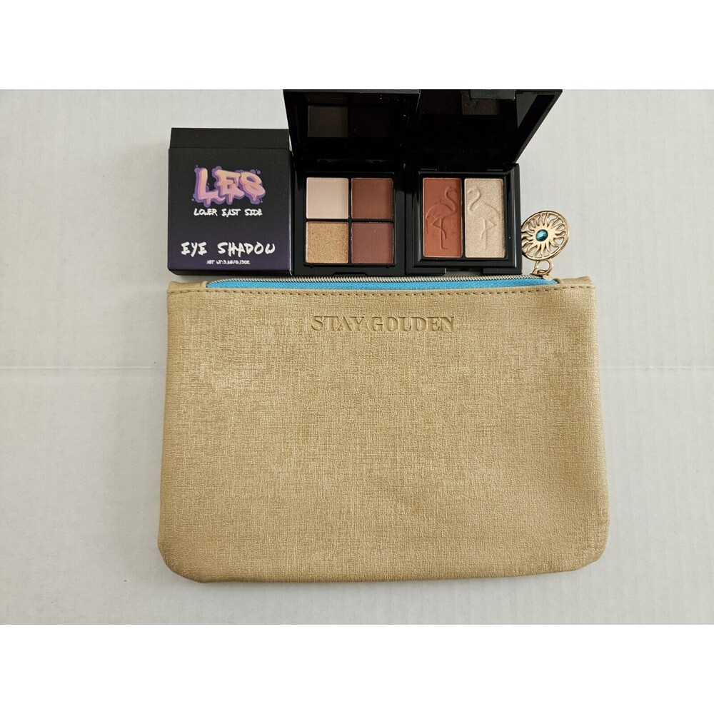 2 Mini Eye Palettes With Cosmetic Case Lower East Side LES Shaina B Miami